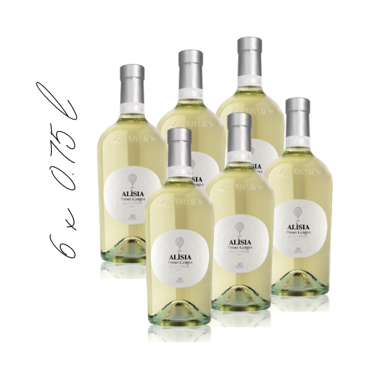 ALISIA Pinot Grigio ﻿delle Venezie DOC karton - bela vina - Astoria Wines - okusi italije