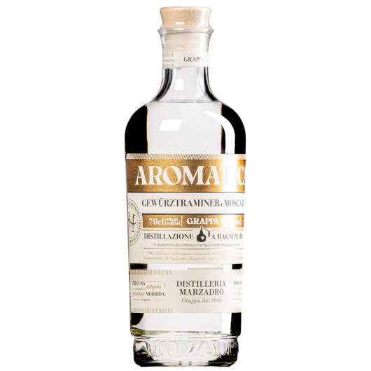 Grappa bela bivitigna aromatica moscato in gewurztraminer
