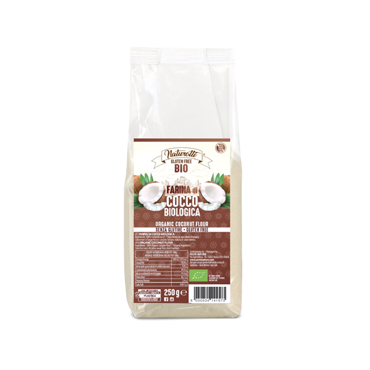 Bio razmaščena kokosova moka brez glutena