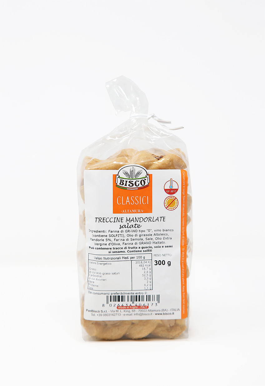 Treccine kitke z mandlji