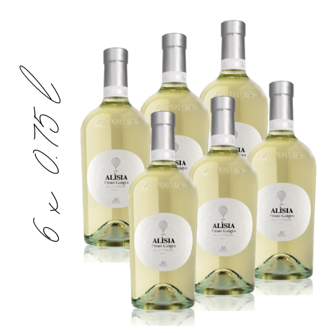 ALISIA Pinot Grigio ﻿delle Venezie DOC karton - bela vina - Astoria Wines - okusi italije