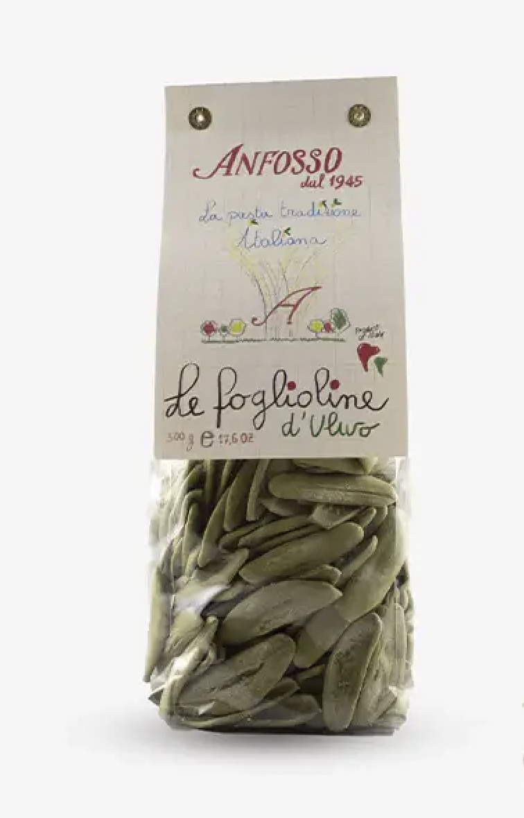 Testenine Anfosso foglioline d'olivio s špinačo