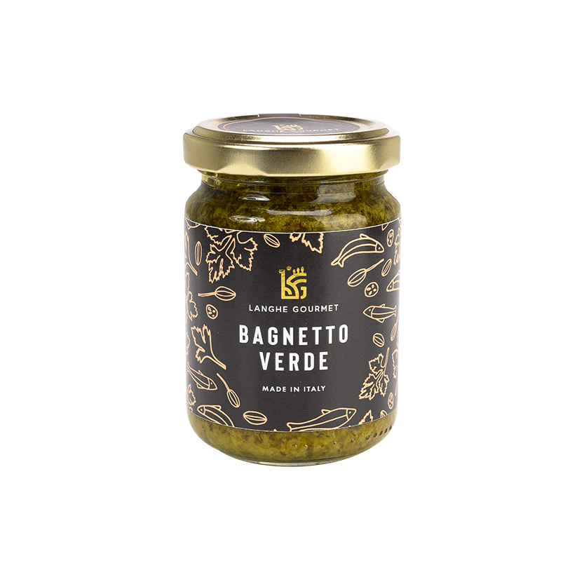 OMAKA s peteršiljem, inčuni in kaprami – Bagnetto Verde 
