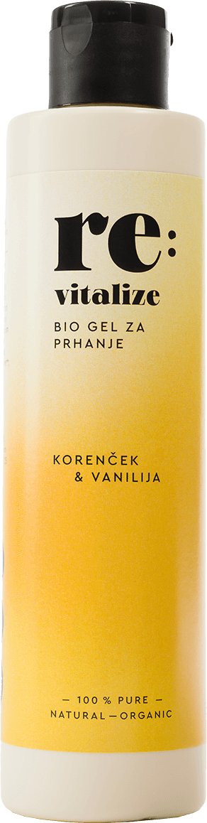 Naravna in BIO kozmetika - gel za prhanje korenček in vanilija