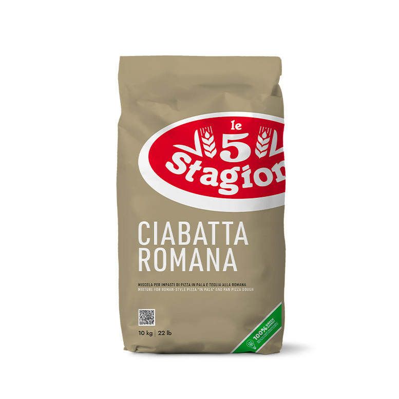Moka ciabatta romana mix - Enostavna priprava pizza alla pala romana