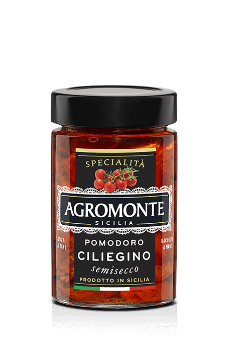 DELNO SUŠENI ČEŠNJEVI PARADIŽNIKI v olju