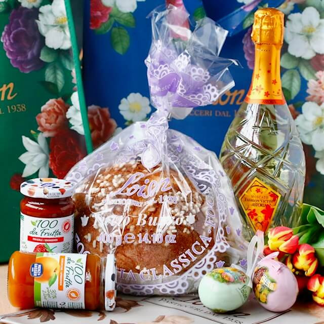 Dolce pasqua box - pogača, sadni namazi, okrasni pirhi, muškat