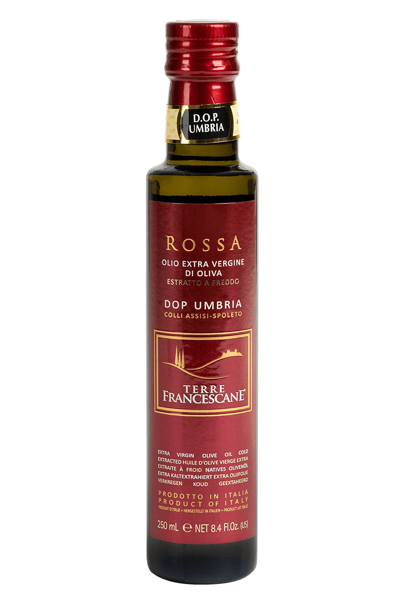 Ekstra deviško oljčno olje DOP Umbria ROSSO