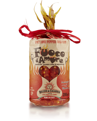 Ekstra pekoča PEKOČA ČILI OMAKA Fuoco d'Amore iz čilijev iz Kalabrije