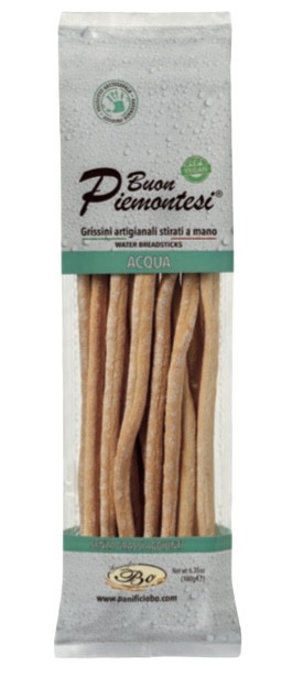 Ročno izdelani hrustljavi dolgi grisini all'acqua brez maščob