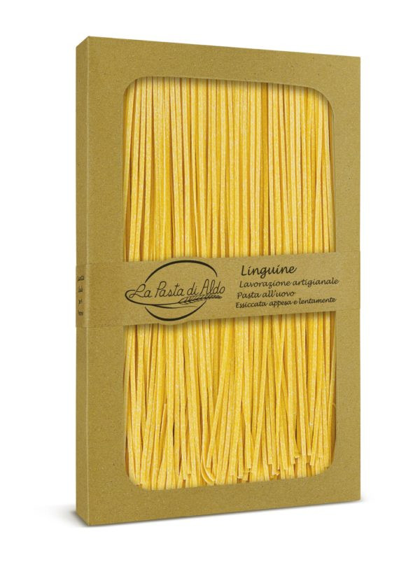 Jajčne testenine iz durum pšeničnega zdroba linguine