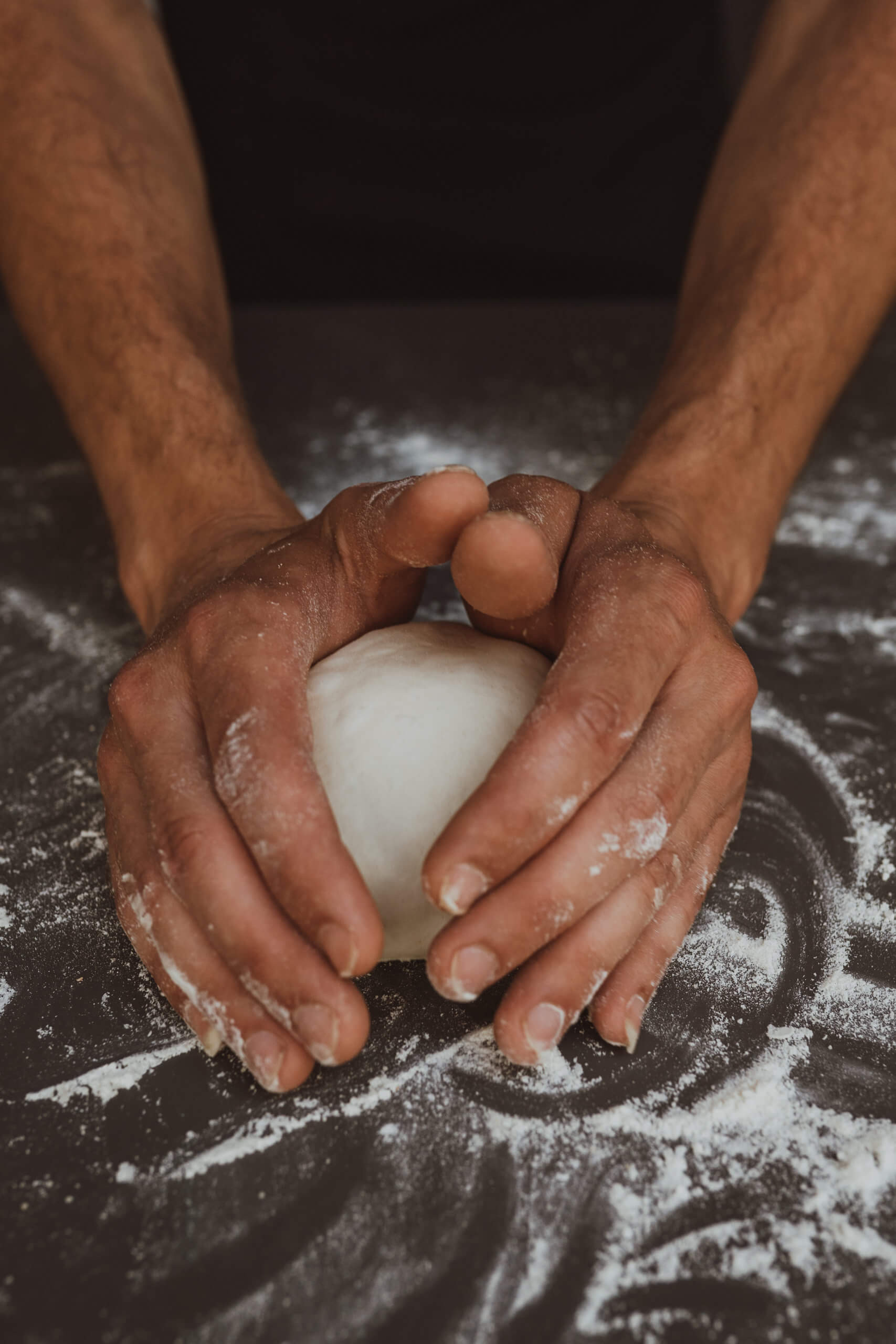 Revija dober tek priprava testa za pizzo