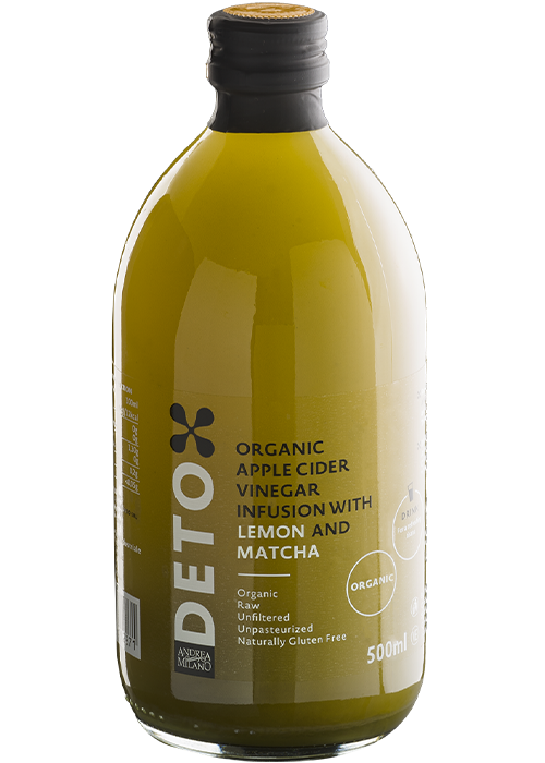 BIO jabolčni kis matcha in limona I hujšanje in razstrupljanje I www.brezsladkorja.si