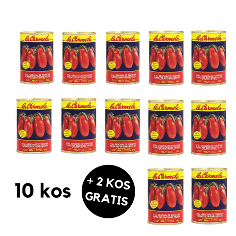 100% italijanski paradižnikovi pelati AKCIJA 10+2