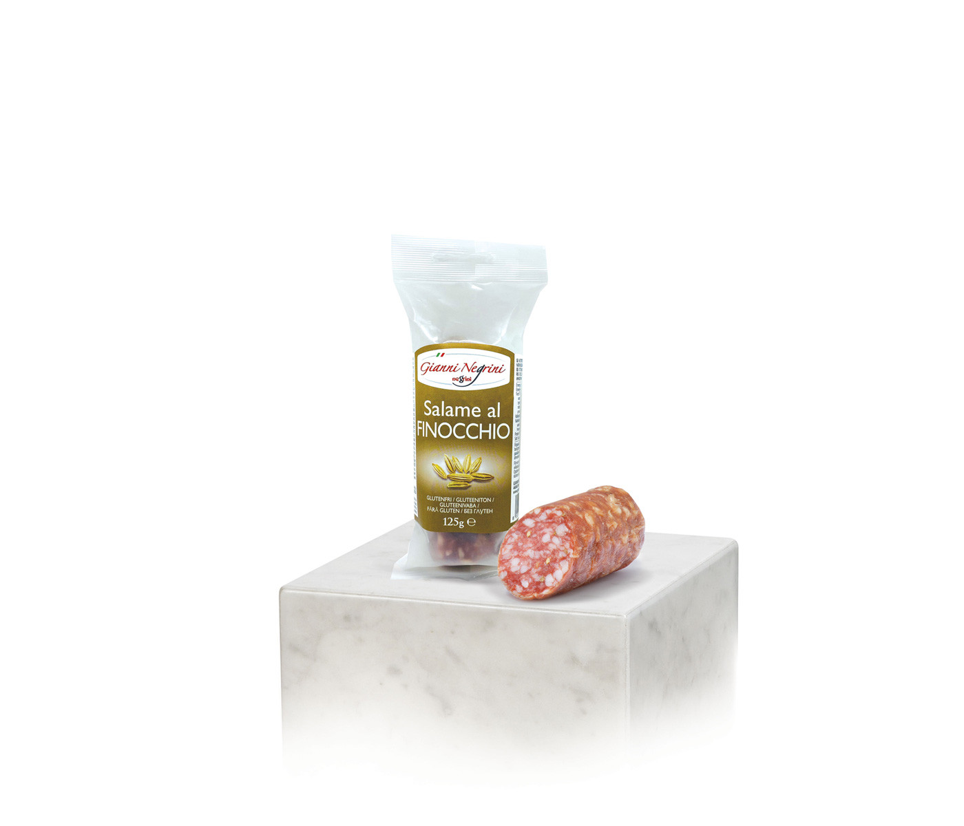 Salamin alla finnochiona Gianni Negrini – italijanska suha salama s semeni janeža