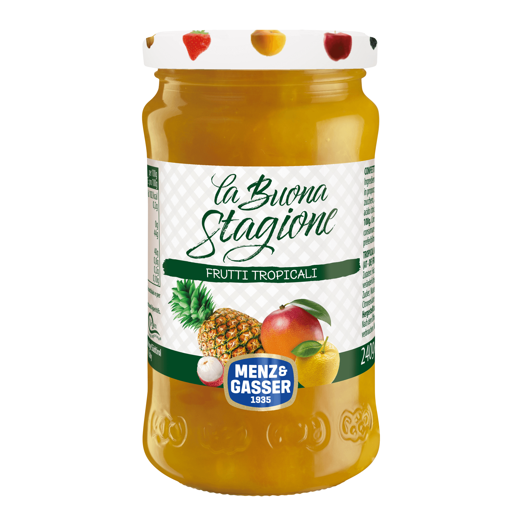 Ekstra džem mango, ananas, liči, yuzu