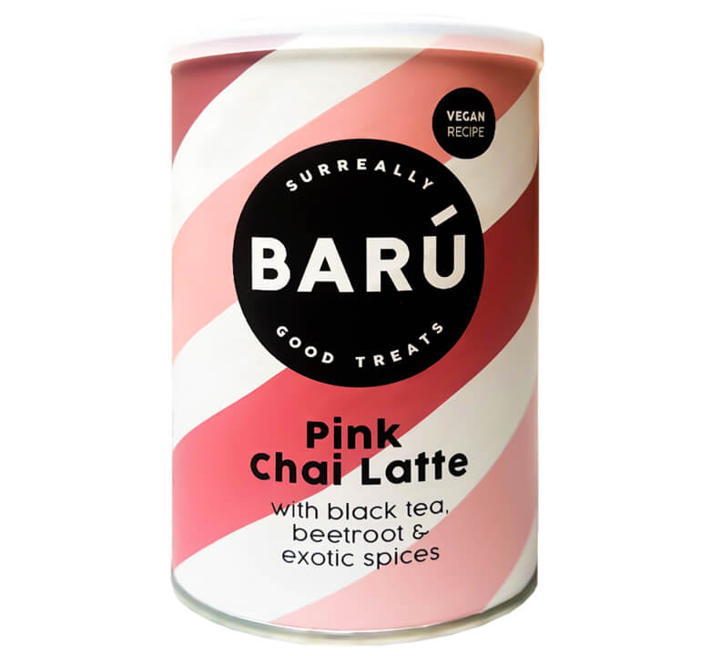 VEGAN Pink Chai Latte napitek