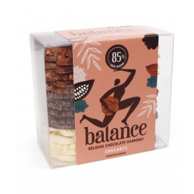 KROKANT z belo, mlečno in temno čokolado 200g