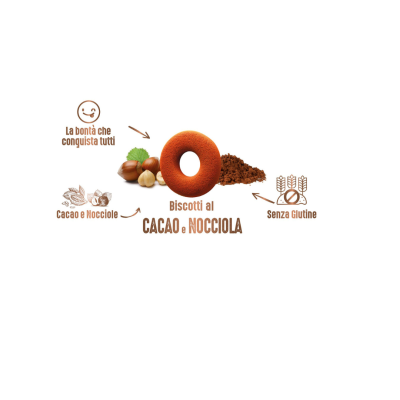 PIŠKOTI COOKIES s kakavom in lešniki BREZ GLUTENA 200g