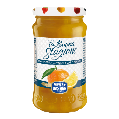 EKSTRA DŽEM mandarina, limona in kardamom 240g