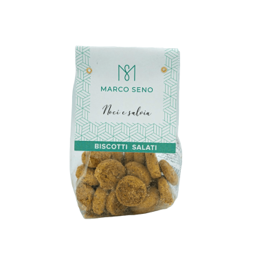 SLANI MASLENI PIŠKOTI orehi in žajbelj 200g