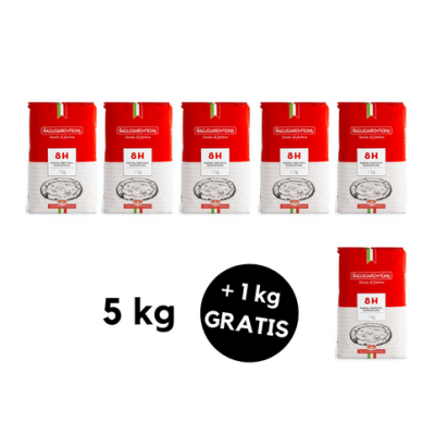 Moka tip 00 PIZZA NAPOLETANA 8H 5+1kg gratis