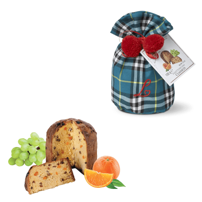 PANETTONE MINI v karirasti vrečki 100g