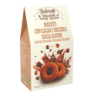 PIŠKOTI COOKIES s kakavom in lešniki BREZ GLUTENA 200g