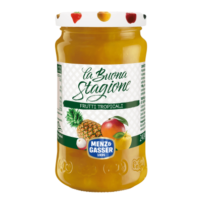 EKSTRA DŽEM mango, ananas, liči, yuzu 240g