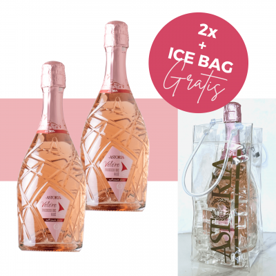 VELERE Prosecco DOC Rose 2 x 0,75L + ICE BAG GRATIS