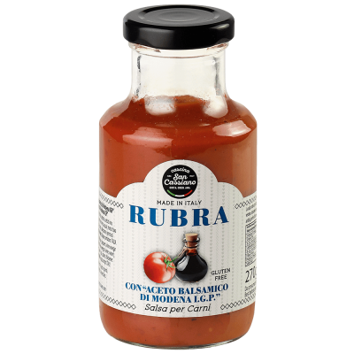 SALSA RUBRA BBQ žar omaka z balzamičnim kisom iz Modene IGP 270g