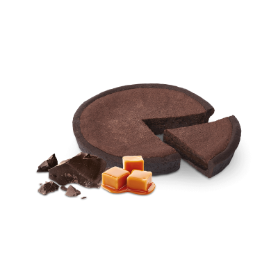 ČOKOLADNA PITA s slano karamelo 300g